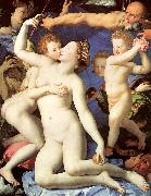 Agnolo Bronzino An Allegory of Venus and Cupid Spain oil painting artist